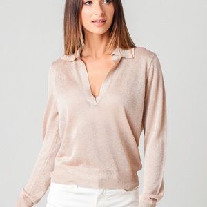 525 WOMEN'S POLO PULLOVER SWEATER